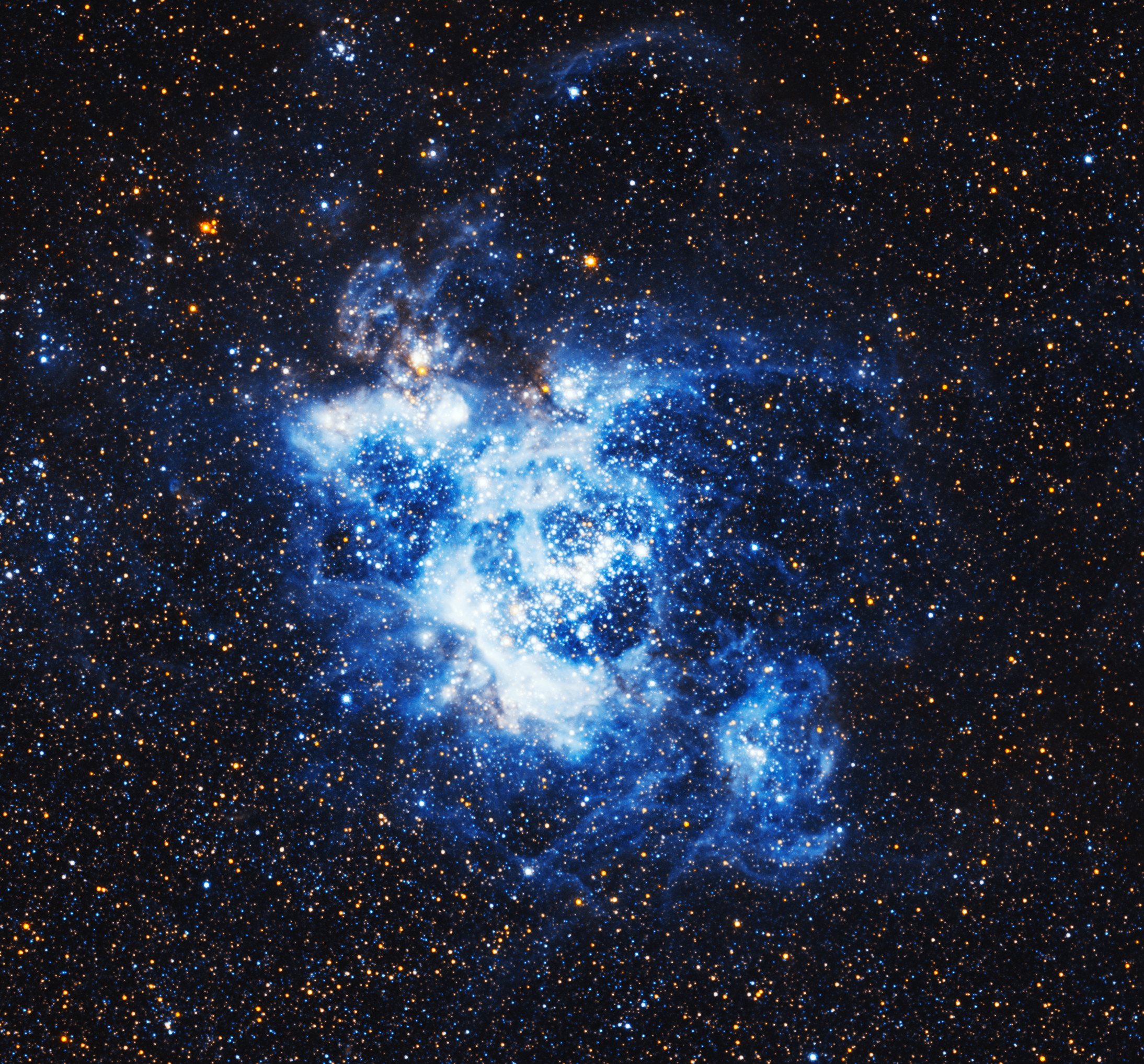 Esa Science Technology Ngc 604 Ndash A Gigantic Gas Cloud In The Triangulum Galaxy