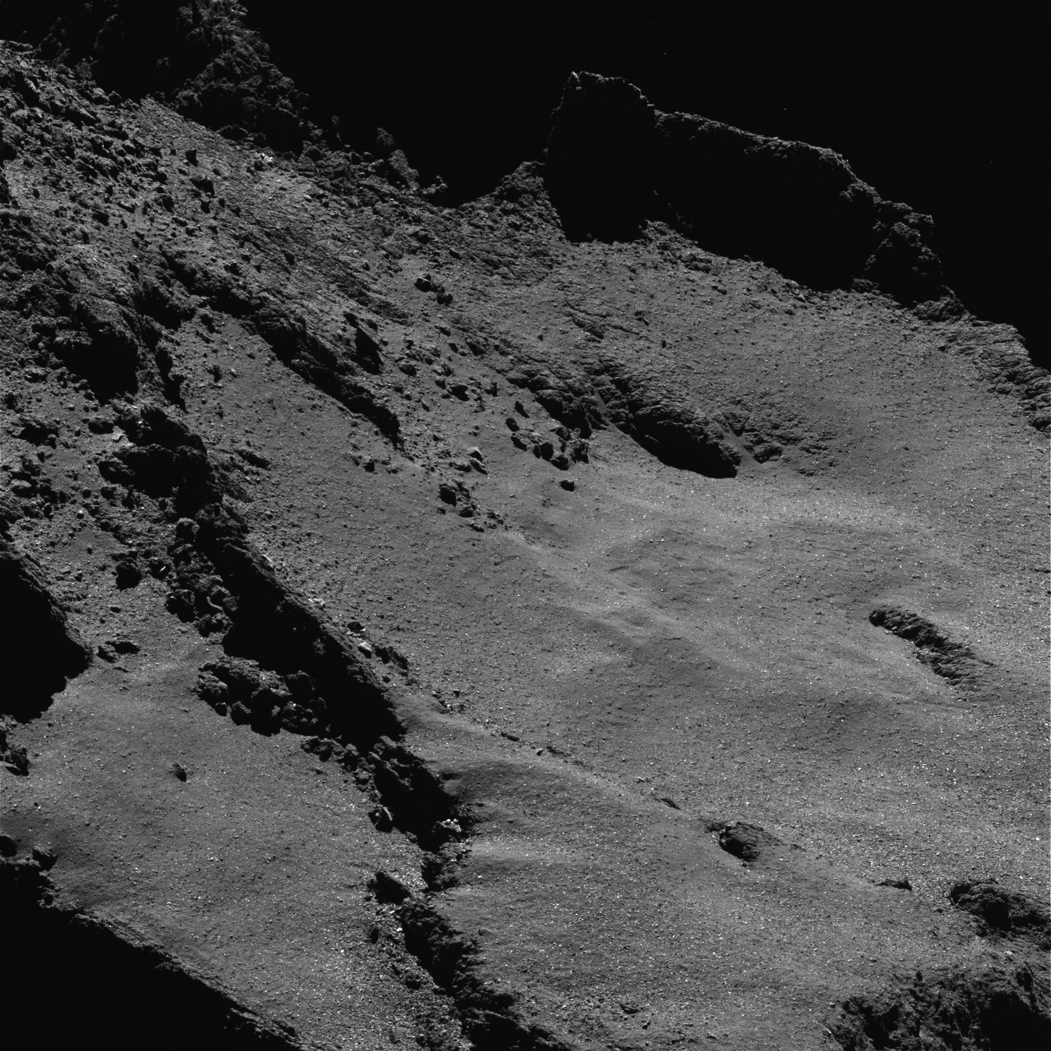 esa comet surface